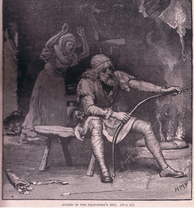 Alfredo nella capanna del pastore AD 878 da Henry Marriott Paget